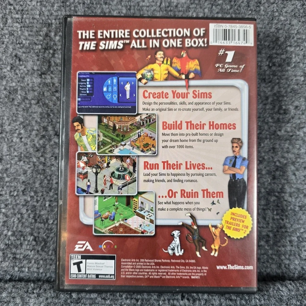 Sims: Complete‎ Collection (PC: Windows, 2005) Missing Disc One